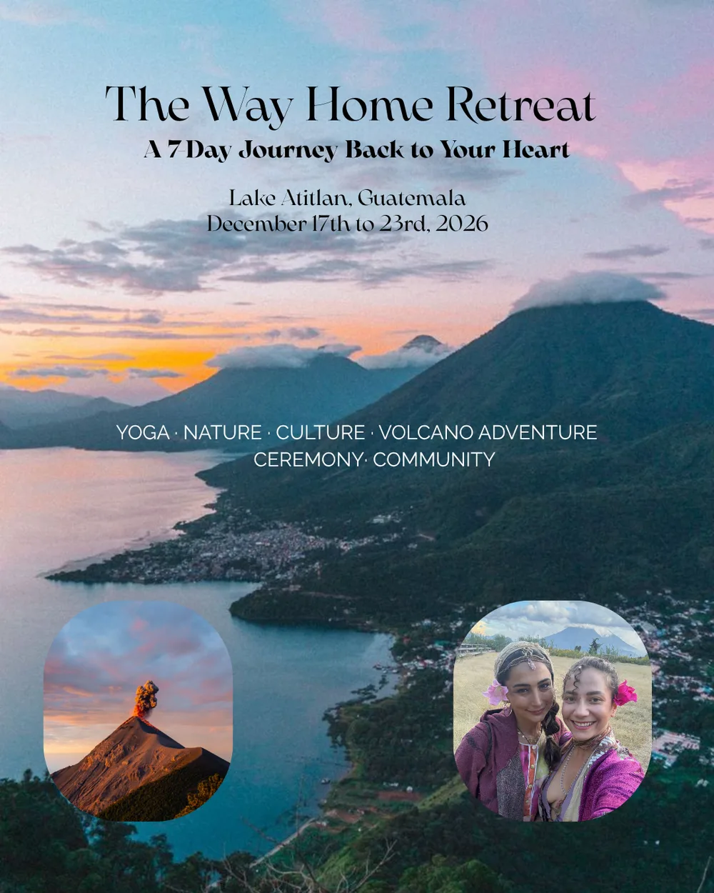 The Way Home Retreat, Lake Atitlan,Guatemala